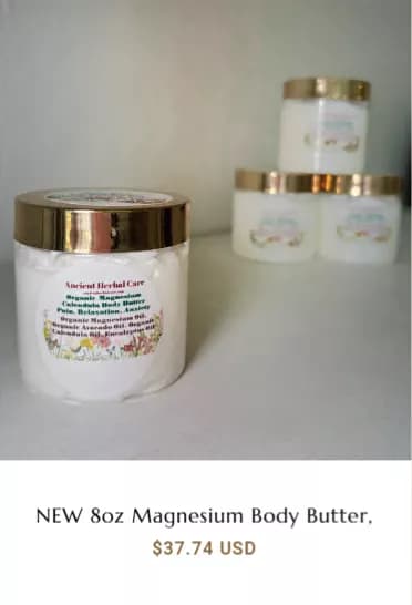 NEW 8 oz Magnesium Body Butter