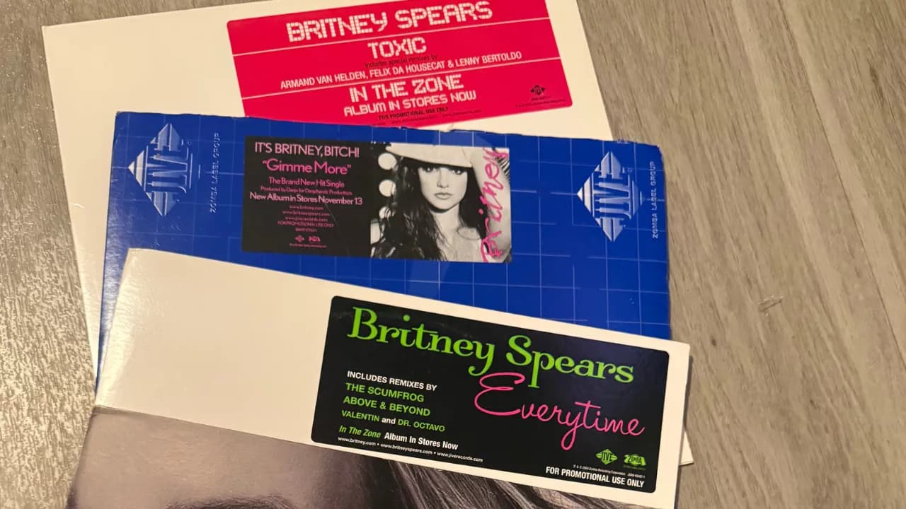 Cherished Britney Spears Vinyl Collection