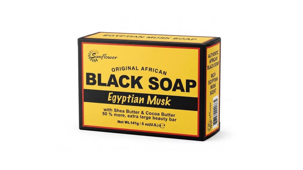 Black Soap Egyptian Musk