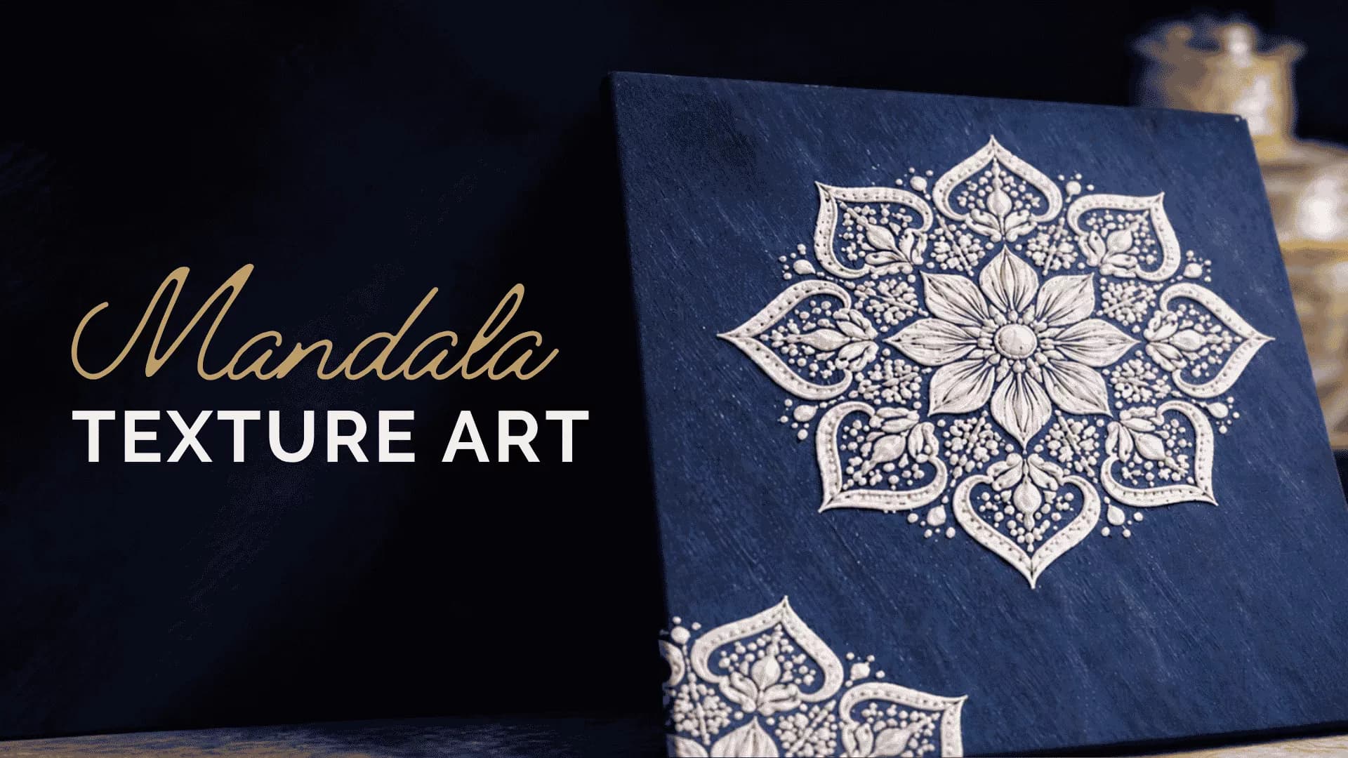 Textured Art Mandala