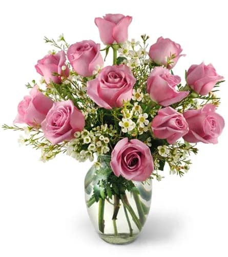 Dozen Lavender Roses