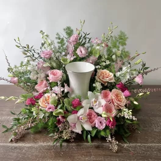 Eternal Bloom Urn Surround (customizable)