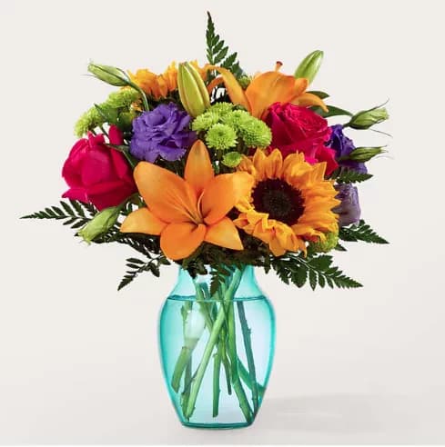 Double Rainbow Bouquet