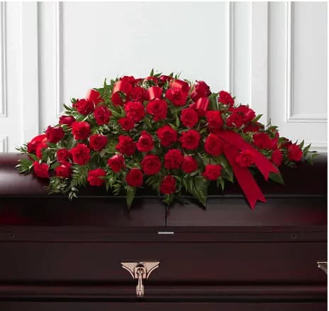 All Rose Casket Spray