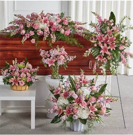 Sympathy Bundles in Pink