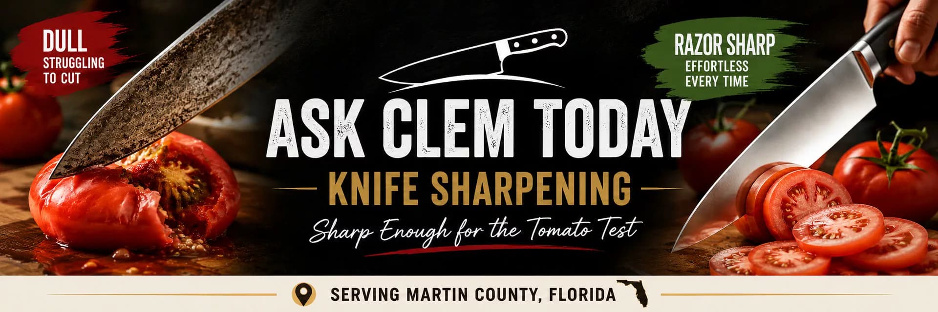 Ask Clem Today Knife Sharpening